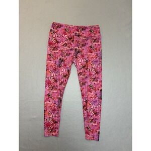 No Boundaries Womens XXL Pink Tie-Dye Leggings Stretch High Rise